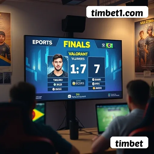 Interface da plataforma timbet